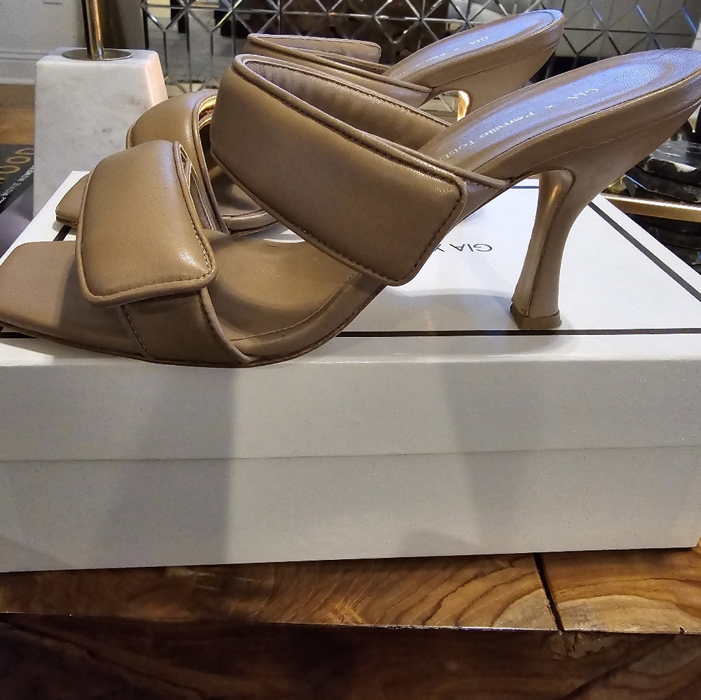 Gia x pernille teisbaek 2 strap sandal heels